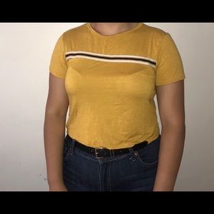Yellow striped t-shirt!